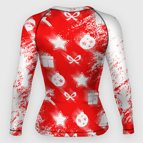 Женский рашгард Новый год в разгаре / 3D-принт – фото 2