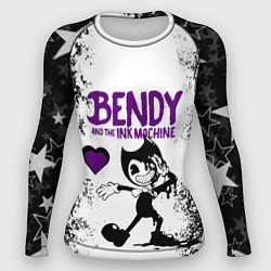 Рашгард женский HEART BENDY AND THE INK MACHINE, цвет: 3D-принт