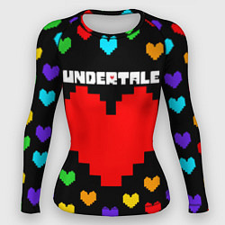 Рашгард женский UNDERTALE HEART COLOR HEROES, цвет: 3D-принт