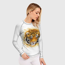 Рашгард женский Дикий Тигр Wild Tiger, цвет: 3D-принт — фото 2
