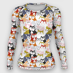 Женский рашгард Мультяшные Лисята