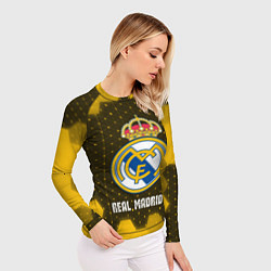Рашгард женский РЕАЛ МАДРИД Real Madrid Графика, цвет: 3D-принт — фото 2