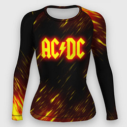 Рашгард женский ACDC Neon, цвет: 3D-принт