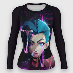 Женский рашгард League Of Legends Jinx neon