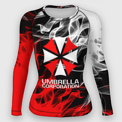 Рашгард женский Umbrella Corporation Fire, цвет: 3D-принт