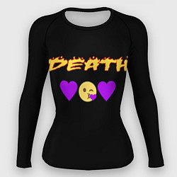 Рашгард женский Смерть сердечки, цвет: 3D-принт