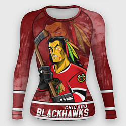 Женский рашгард Chicago Blackhawks , Чикаго Блэкхокс