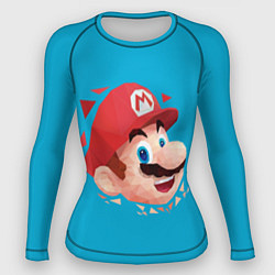 Рашгард женский Mario арт, цвет: 3D-принт