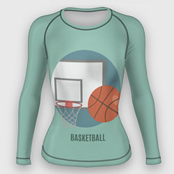 Рашгард женский Basketball Спорт, цвет: 3D-принт