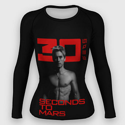 Рашгард женский 30 Seconds to Mars Jared Leto, цвет: 3D-принт