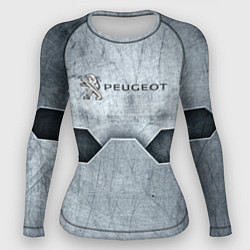 Рашгард женский Peugeot металл, цвет: 3D-принт