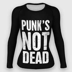 Рашгард женский PUNKS NOT DEAD Панки Живы, цвет: 3D-принт