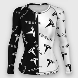 Женский рашгард Tesla Black & White