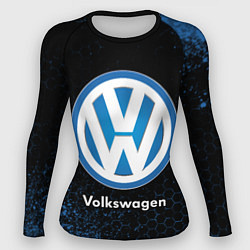 Рашгард женский Volkswagen - Объемный, цвет: 3D-принт