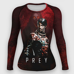 Женский рашгард Prey Dark red