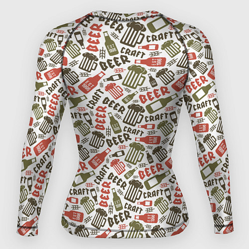 Женский рашгард Craft Beer / 3D-принт – фото 2