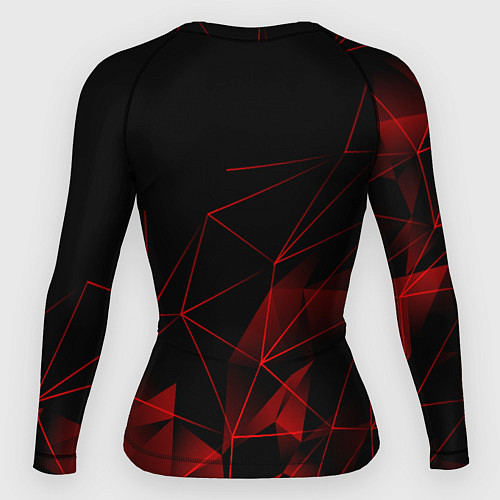 Женский рашгард Lamborghini Ламборгини геометрия / 3D-принт – фото 2