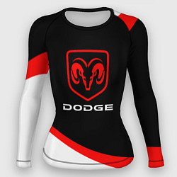 Рашгард женский DODGE SPORT, цвет: 3D-принт