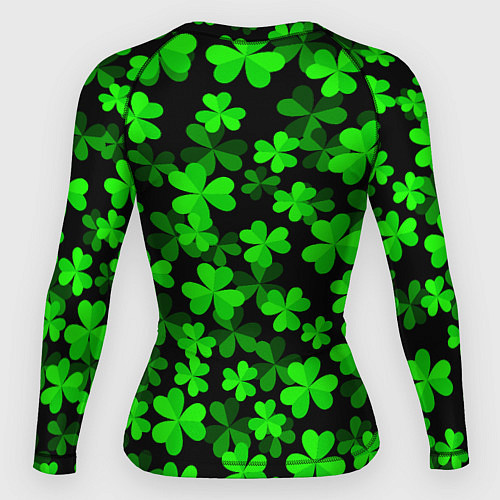 Женский рашгард Сlovers Fresh 3D Клевер / 3D-принт – фото 2