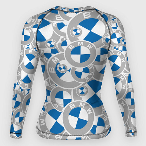 Женский рашгард М-ка BMW PATTERN SPORT / 3D-принт – фото 2