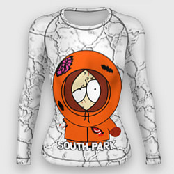 Рашгард женский Мультфильм Южный парк Кенни South Park, цвет: 3D-принт