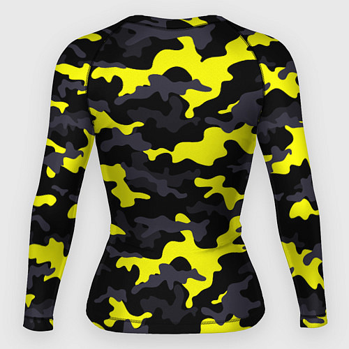 Женский рашгард Black Camo / 3D-принт – фото 2