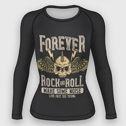 Рашгард женский FOREVER ROCK AND ROLL, цвет: 3D-принт