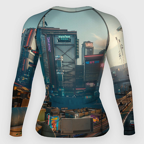 Женский рашгард Panam Night City / 3D-принт – фото 2