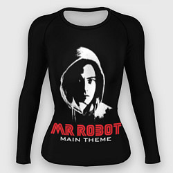 Рашгард женский MR ROBOT Хакер, цвет: 3D-принт