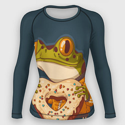 Женский рашгард Лягуха с пряником