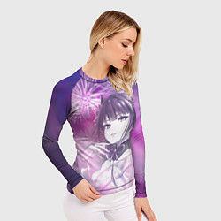 Рашгард женский Райдэн и фейерверки, цвет: 3D-принт — фото 2
