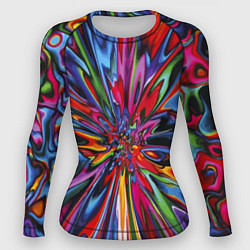 Рашгард женский Color pattern Impressionism, цвет: 3D-принт