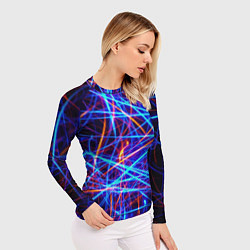 Рашгард женский Neon pattern Fashion 2055, цвет: 3D-принт — фото 2