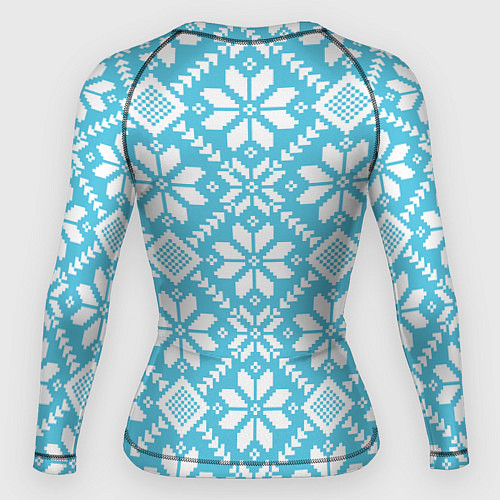 Женский рашгард Узоры народные / 3D-принт – фото 2