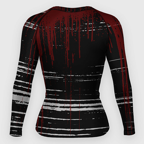 Женский рашгард KoЯn Корн потеки / 3D-принт – фото 2