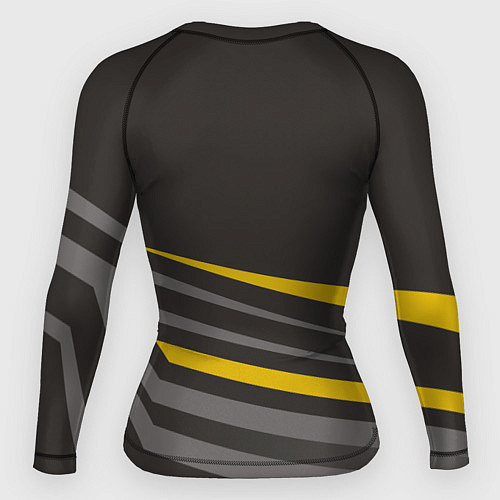 Женский рашгард Котик лежит на ноутбуке / 3D-принт – фото 2