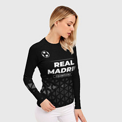Рашгард женский Real Madrid Форма Champions, цвет: 3D-принт — фото 2