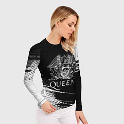 Рашгард женский Queen герб квин, цвет: 3D-принт — фото 2