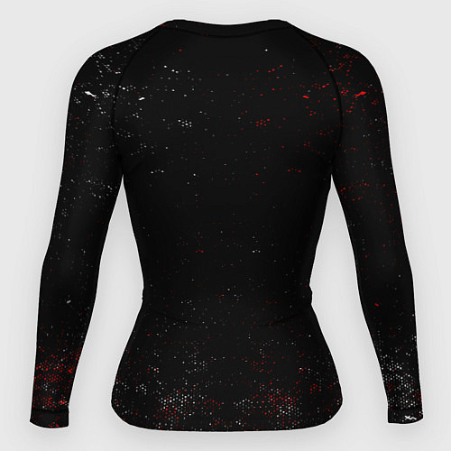 Женский рашгард Superm мелкие брызги красок / 3D-принт – фото 2