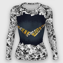 Женский рашгард Гуррен-Лаганн Верь в меня, который верит в тебя