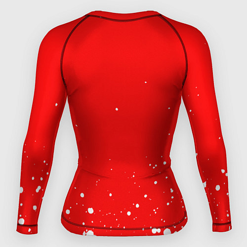 Женский рашгард The cure белые брызги / 3D-принт – фото 2