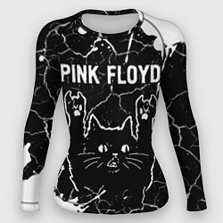 Рашгард женский Pink Floyd Rock Cat, цвет: 3D-принт