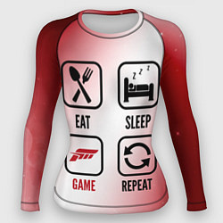 Женский рашгард Eat Sleep Forza Horizon Repeat