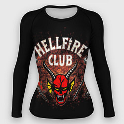 Рашгард женский Hellfire club, цвет: 3D-принт