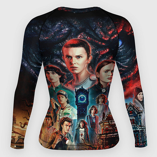 Женский рашгард ОЧЕНЬ СТРАННЫЕ ДЕЛА 4 STRANGER THINGS 4 / 3D-принт – фото 2