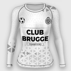 Женский рашгард Club Brugge Champions Униформа