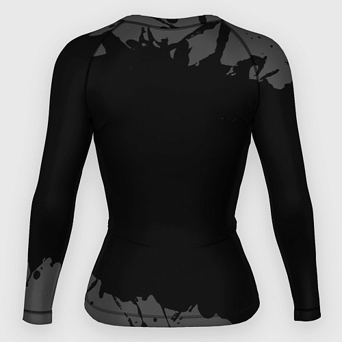 Женский рашгард Имя Ульяна и желтый символ СССР со звездой / 3D-принт – фото 2