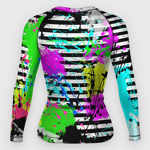 Женский рашгард Я просто люблю рисовать Абстракция / 3D-принт – фото 2