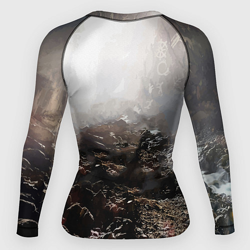 Женский рашгард Toyota Land Cruiser 200 в пещере со скальными рису / 3D-принт – фото 2