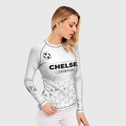 Рашгард женский Chelsea Champions Униформа, цвет: 3D-принт — фото 2